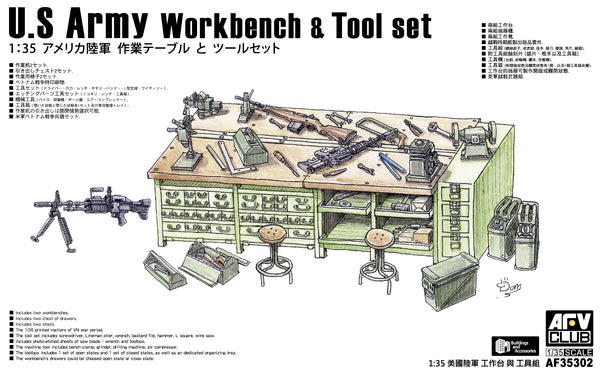 US Army Workbench & Tool Set