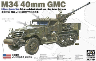 1/35 AFV Club US Army M34 40mm Halftrack Korea