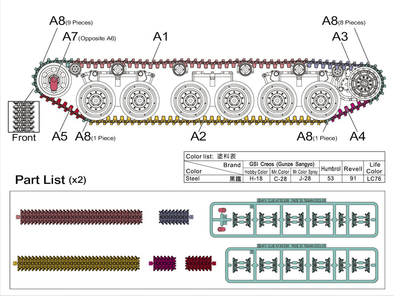 Centurion MBT Series Track Links