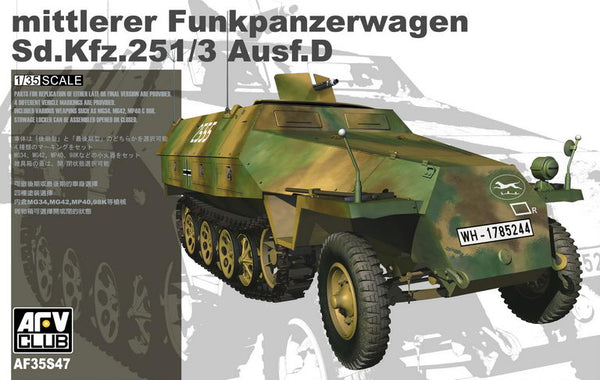 Mittlere Funkpanzerwagen SdKfz 251/3 Ausf D Armored Halftrack