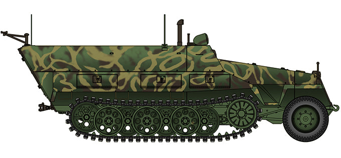 Mittlere Funkpanzerwagen SdKfz 251/3 Ausf D Armored Halftrack