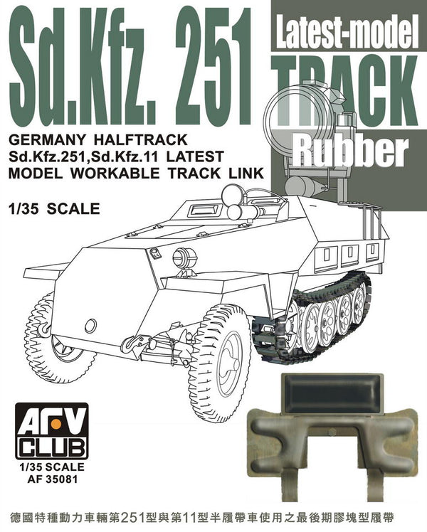 Sd.Kfz.251 Tracks Rubber 1:35