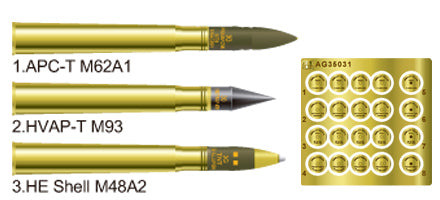 US 105mm HOWITZER AMMO SET