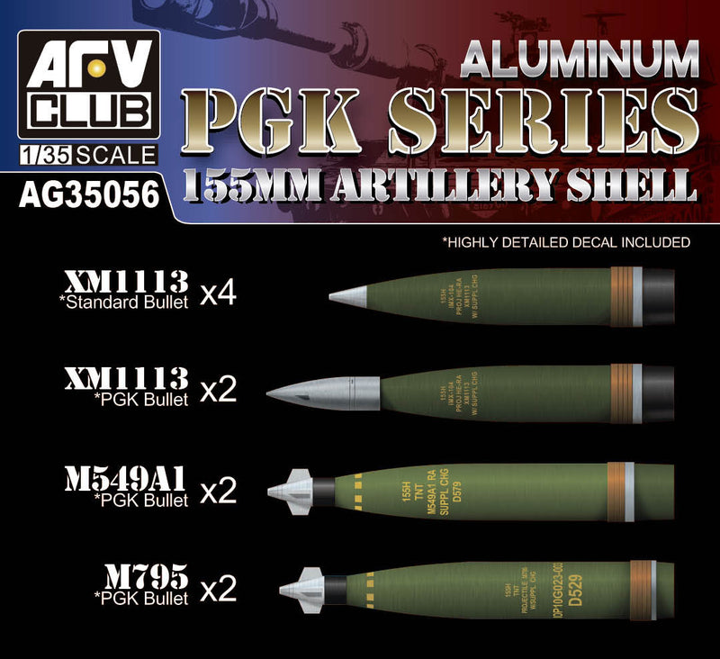 155mm Artillery Shell PGK 1:35