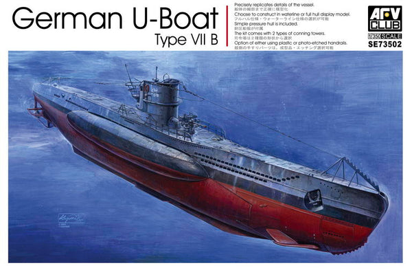 German U-Boat Type Vii B 1:350