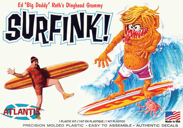 Atlantis Models Ed Big Daddy Roth Surfink Plastic Model Kit