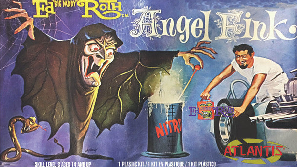 Atlantis Models Ed Big Daddy Roth Angel Fink Witch Plastic Model Kit