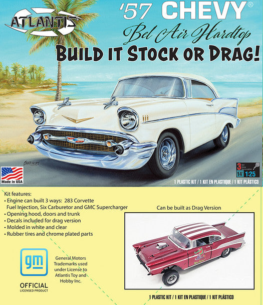 Atlantis Models 1957 Chevy Bel Air Car (formerly Revell)