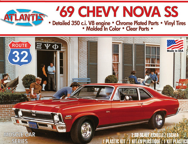 Atlantis Models 1969 Chevy Nova SS Route 32 Car (formerly Monogram)