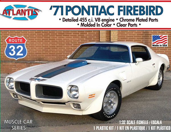 Atlantis Models 1971 Pontiac Trans Am Route 32 Car (formerly Monogram)