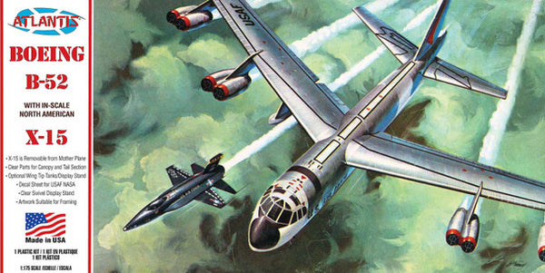 Atlantis Models Boeing B-52 with X-15 Plastic Model Kit