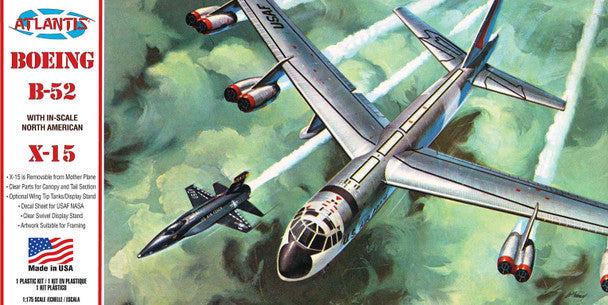 Atlantis Models Boeing B-52 with X-15 Plastic Model Kit