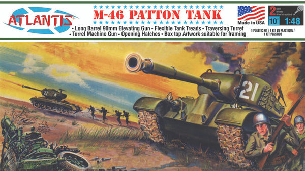 Atlantis Models US M46 Patton Tank (formerly Aurora)