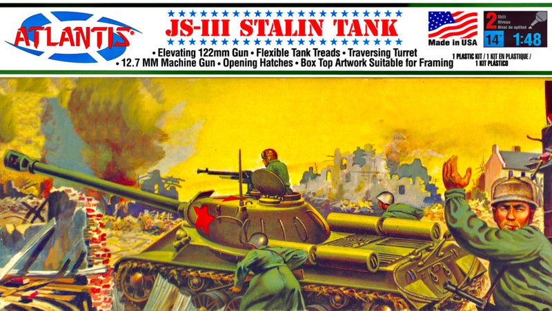 Atlantis Models Russian JS III Stalin Tank (formerly Aurora)