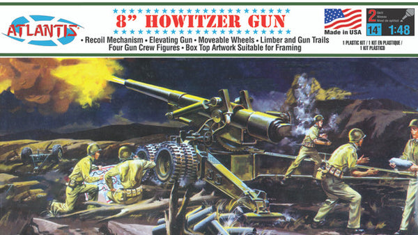 Atlantis Models US Army 8-inch Howitzer Gun (formerly Aurora)