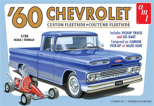 1960 Chevrolet Custom Fleetside Pickup Truck w/Go Kart