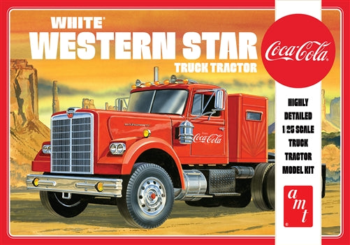 Coca-Cola White Western Star Semi Tractor Cab w/Sleeper