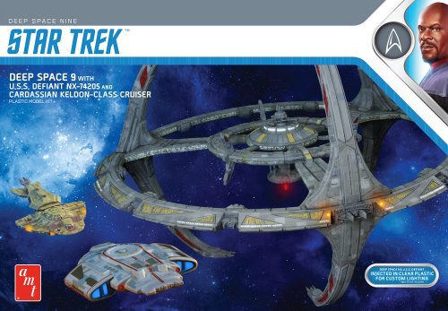 1/3300 Star Trek Deep Space Nine Space Station w/USS Defiant NX74205 & Cardassian Keldon Class Cruiser