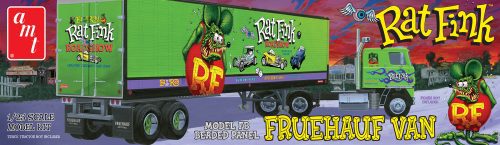 Rat Fink Fruehauf Van Model FB Beaded Trailer