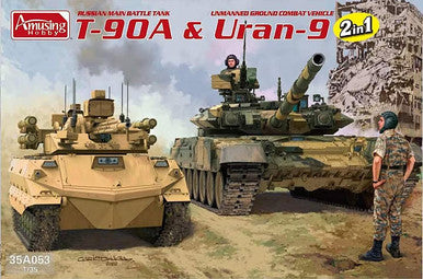 1/35 Amusing Hobby Uran-9 & T-90A (2 in 1)