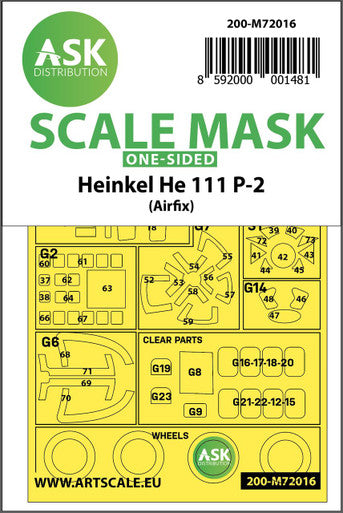 1/72 Art Scale Heinkel He 111P-2 one-sided for Airfix