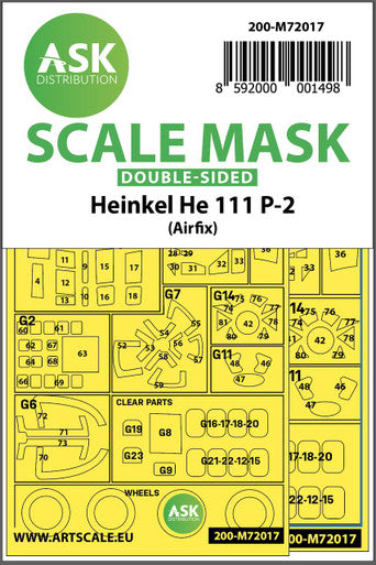 1/72 Art Scale Heinkel He 111P-2 double-sided for Airfix