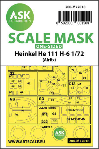 1/72 Art Scale Heinkel He 111 H-6 one-sided for Airfix