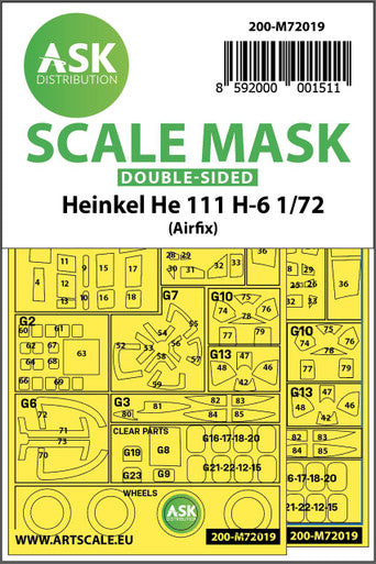 1/72 Art Scale Heinkel He 111 H-6 double-sided for Airfix