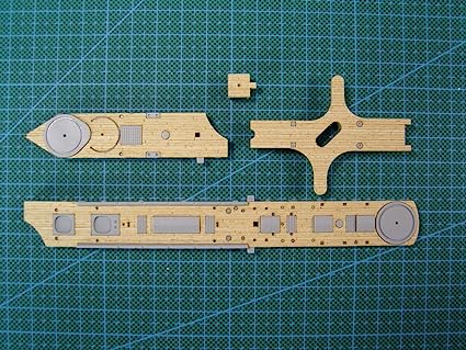 Imperial Chinese Peiyang Fleet 'Chen Yuen' Wood Deck