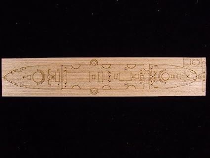 Imperial Chinese Peiyang Fleet 'Ching Yuen' Wood Deck