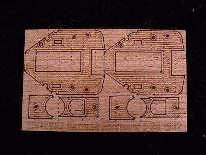 German Zerstorer Z-30 1942 Wood Deck