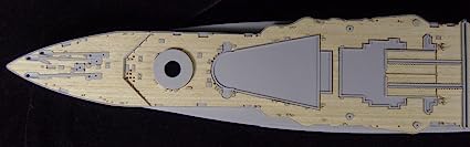 Battleship HMS Warspite 1942 Wood Deck