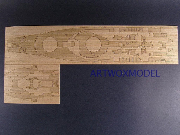 USS NEW JERSEY BB-62 Wooden Deck