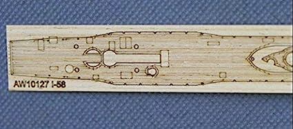 Japanese Navy Submarine I-58 Wood Deck