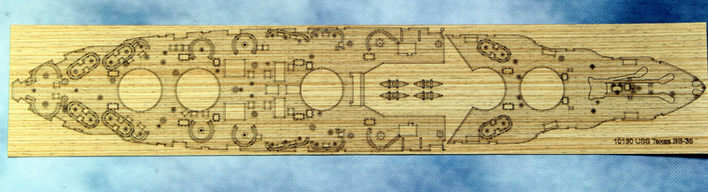 USS Texas BB-35 Wood Deck for Trumpeter