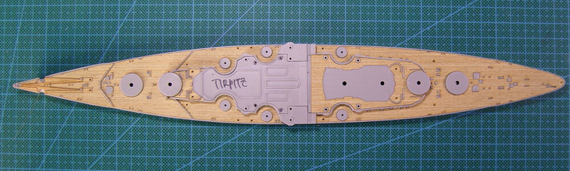 DKM Tirpitz 1944 Wood Deck