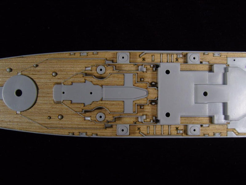 U.S. Battleship BB-61 IOWA 1984 Wood Deck