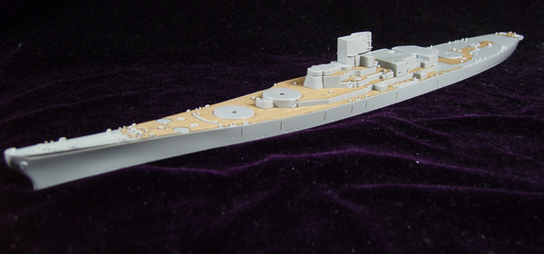 US Battleship BB-64 Wisconsin 1991 Wood Deck