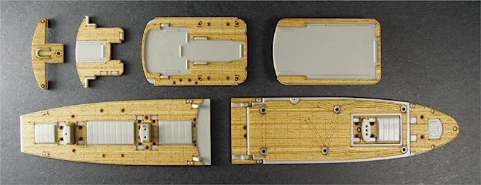 Japanese Navy Seaplane Carrier Sanukimaru Wood Deck