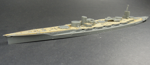 Japanese Navy Battleship Fuso 1944 Wood Deck