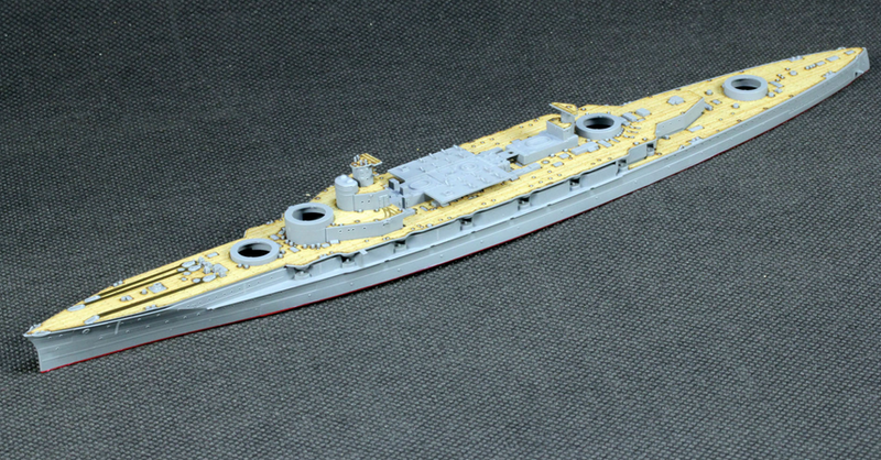 Imperial Japanese Navy Battlecruiser Kongo 1914 Wood Deck