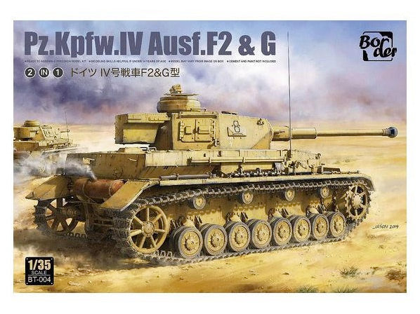 Border Model Scale Pz.Kpfw. IV Ausf. F2 & G