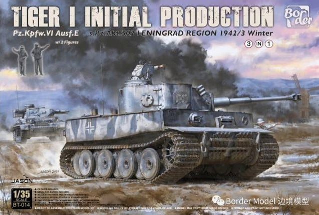 Border Model Tiger I Initial Production Leningrad 1942/3 Winter (3in1)