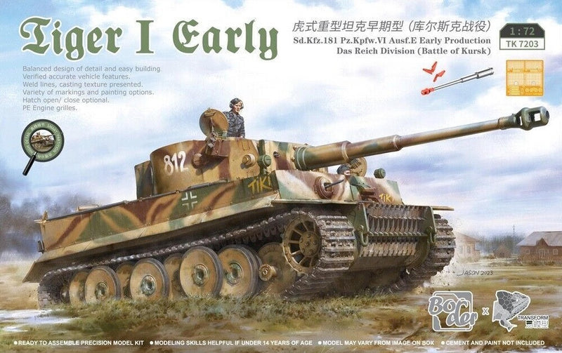 Border Model Tiger I Early Battle of Kursk Plastic Model Kit