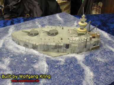 1/350 Blue Ridge Models Fort Drum Concrete Battleship El Fraile Island