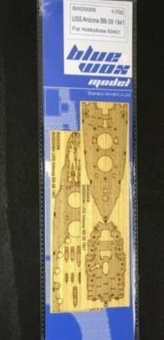 USS Arizona BB-39 1941 Wood Deck for Hobby Boss