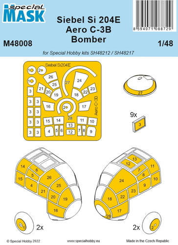 1/48 CMK Siebel Si 204E/Aero C-3B Bomber MASK