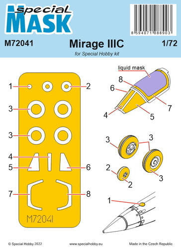 1/72 CMK Mirage IIIC MASK