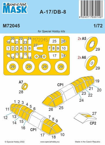 1/72 CMK A-17/DB-8 MASK