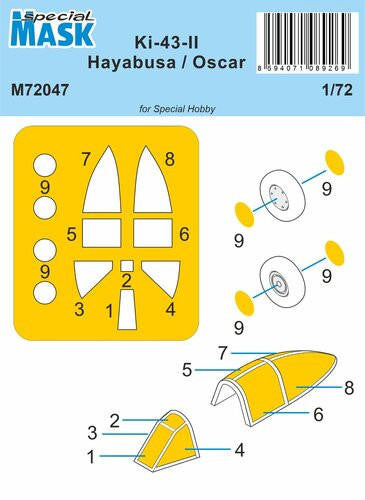 1/72 CMK Ki-43-II Hayabusa MASK